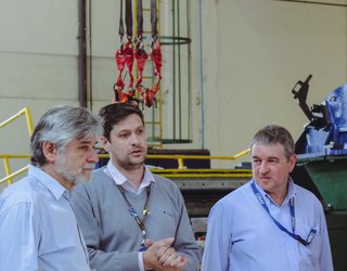 Visita del ministro de Ciencia, Tecnología e Innovación de la Nación