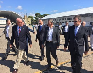 El ministro Sergio Bergman visitó FAdeA