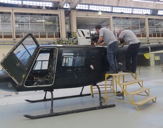 Llegaron a FAdeA los helicópteros del Ejército