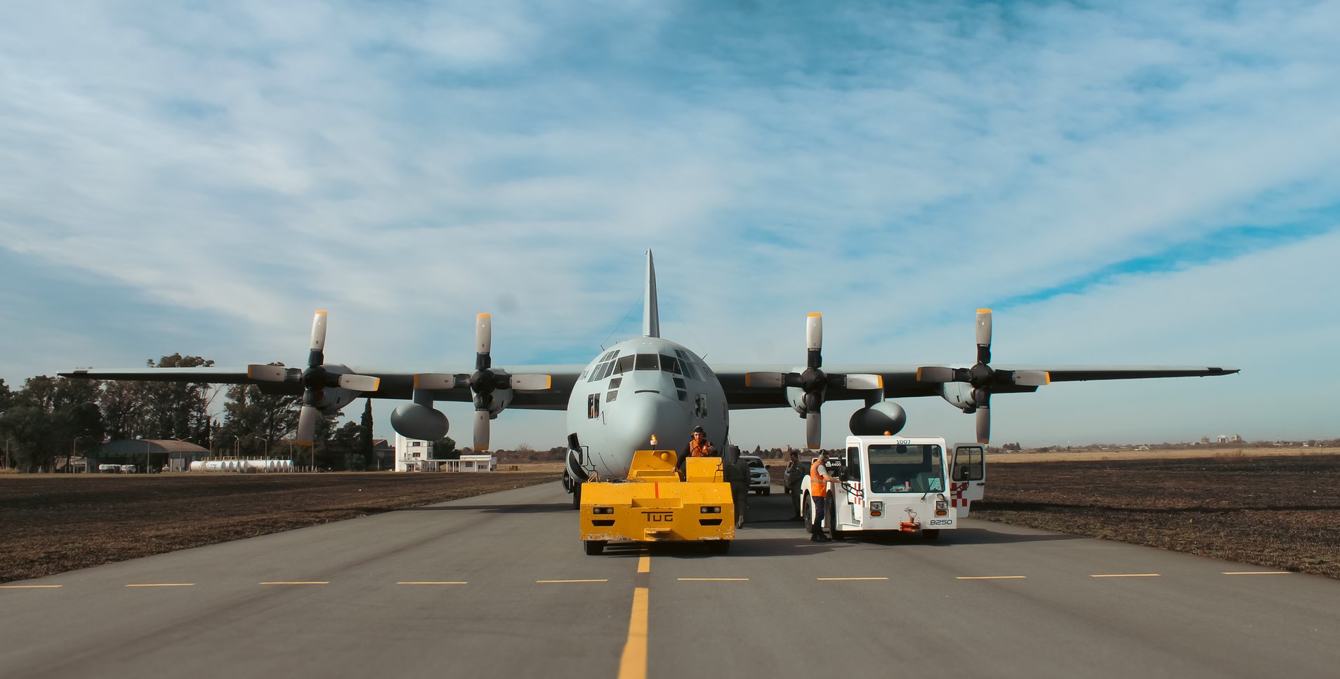 Rodaje de Hércules C-130