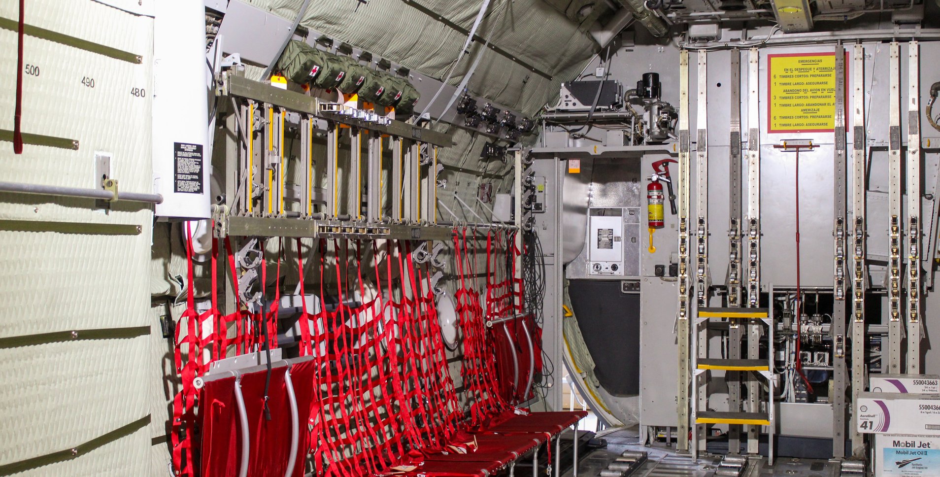 Interior de Hércules C-130