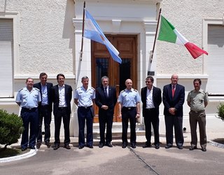 Visita institucional de la Fuerza Aérea Italiana